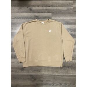 Nike Sweatshirt Size XL Tan Sportswear Crewneck